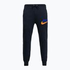 Pánske nohavice Nike Club Fleece Joggers black/black/safety orange