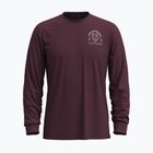 Pánsky Longsleeve Smartwool Bear Stare Graphic baklažán