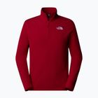 Pánska mikina The North Face 100 Glacier 1/4 Zip garnet red