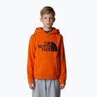 The North Face Drew Peak P/O Hoodie oranžová detská mikina