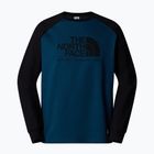 Pánske tričko s dlhým rukávom The North Face Heritage midnight petrol/black