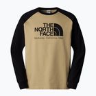 Pánske tričko s dlhým rukávom The North Face Heritage khaki stone/black