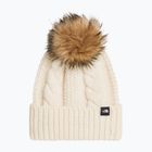 Detská zimná čiapka The North Face Oh Mega Fur Pom Beanie white Dune
