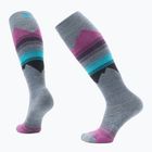 Dámske lyžiarske ponožky Smartwool Ski Targeted Cushion Pattern OTC pewter blue