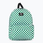Vans Old Skool Grom Check 18 l zelený detský mestský batoh