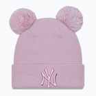 New Era Čiapka s kovovým logom New York Yankees pastelovo ružová