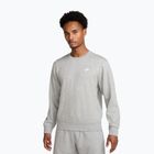 Pánska mikina Nike Club French Terry Crew dark grey heather/white