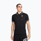 Pánske tenisové tričko Nike Court Heritage Polo black/white