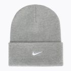 Zimná čiapka Nike Peak Swoosh Beanie dark grey heather/white