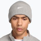 Zimná čiapka Nike Peak Swoosh Beanie dark grey heather/white