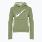 Detská mikina Nike Multi Stain Repel Therma-FIT oil green/olive aura/heather/white