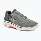 Pánske topánky SKECHERS Go Walk 7 The Construct sivé/biele/oranžové