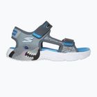 Detské sandále SKECHERS S-Lights Creature Splash charcoal/blue