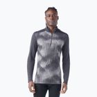 Pánska termo mikina Smartwool Classic Thermal Merino Base Layer 1/4 Zip Boxed charcoal foggy pines