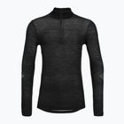 Pánska termo mikina Smartwool Intraknit Thermal Merino Base Layer 1/4 Zip black/white