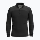 Pánska termo mikina Smartwool Intraknit Thermal Merino Base Layer 1/4 Zip black/white