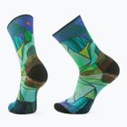 Ponožky Smartwool Hike Light Cushion Soaring Print Mid Crew drevené uhlie