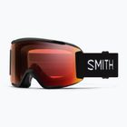 Lyžiarske okuliare Smith Squad S black chromapop pro photochromic red mirror