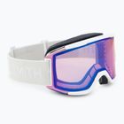 Lyžiarske okuliare Smith Squad white vapor/chromapop pro photochromic blue mirror