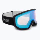 Lyžiarske okuliare Smith Transfer black/blue sensor mirror