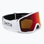 Lyžiarske okuliare Smith Tribute white/red sol-x mirror