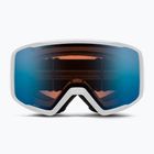 Lyžiarske okuliare Smith Tribute S1-S2 white/photochromic blue sensor mirror