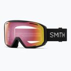 Lyžiarske okuliare Smith Blazer S1-S2 black/photochromic red sensor mirror