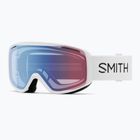 Lyžiarske okuliare Smith Rally S1-S2 white/photochromic blue sensor mirror