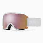 Lyžiarske okuliare Smith Squad S2 white vapor/chromapop everyday rose gold mirror