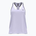 Dámske fitness tielko tank top Under Armour Knockout Tank salt purple/white