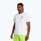 Pánske tričko Under Armour Run Anywhere SS white/morph green/black