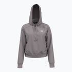 Dámska mikina Under Armour Pro Fleece Hoodie tetra gray/white