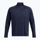 Pánska mikina Under Armour Tech Textured 1/2 Zip midnight navy/black