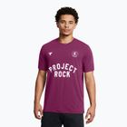 Pánske tréningové tričko Under Armour Project Rock Badge Of Honor purple