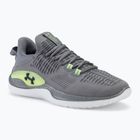 Pánske tréningová obuv  Under Armour Dynamic IntelliKnit titan gray/morph green/midnight navy