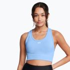 Tréningová podprsenka Under Armour Vanish Seamless Mid Branded horizon blue/white