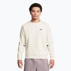 Pánska mikina Under Armour Unstoppable Fleece Crew summit white/black
