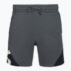 Pánske šortky Under Armour Curry Splash Fleece Short castlerock full heather/black/white clay