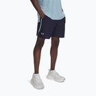 Pánske bežecké šortky Under Armour Launch 7" downpour grey / fire / reflexné