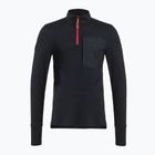 Pánska bežecká mikina Under Armour Trail Run Quarter Zip čierna/reflexná