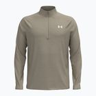 Pánska mikina Under Armour Tech Textured 1/2 Zip city khaki/black