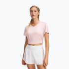 Dámske tréningové tričko Under Armour Tech V-Twist prime pink/white