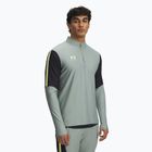 Pánska futbalová mikina Under Armour Challenger Pro 1/4 Zips silica green/black/sonic yellow