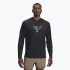 Pánska športová mikina Under Armour Project Rock Iso-Chill Hoody black/hyper green