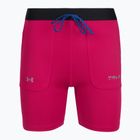 Dámske šortky Under Armour Trail Run Fitted shaded fuchsia/black