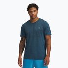 Pánske bežecké tričko Under Armour Seamless Stride ether blue/reflective