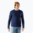 Pánske turistické tričko s dlhým rukávom Smartwool Perfect Crew deep navy