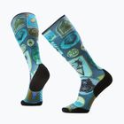 Lyžiarske ponožky Smartwool Ski Targeted Cushion Explorer Print OTC deep navy
