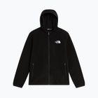 Detská fleecová mikina The North Face Teen Glacier Full Zip Hoodie tnf black