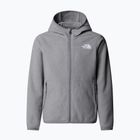 Detská fleecová mikina The North Face Teen Glacier Full Zip Hoodie mid grey heather